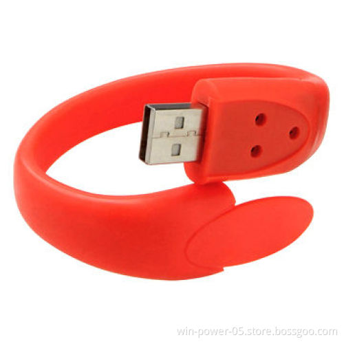 Bracelet USB Flash Drive, 5 to 8Mbps Writing Speed, 8-15 Reading Speed, Good Gift for Promotion
